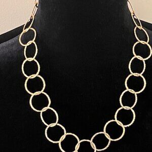 Sabika Gold Ring Necklace